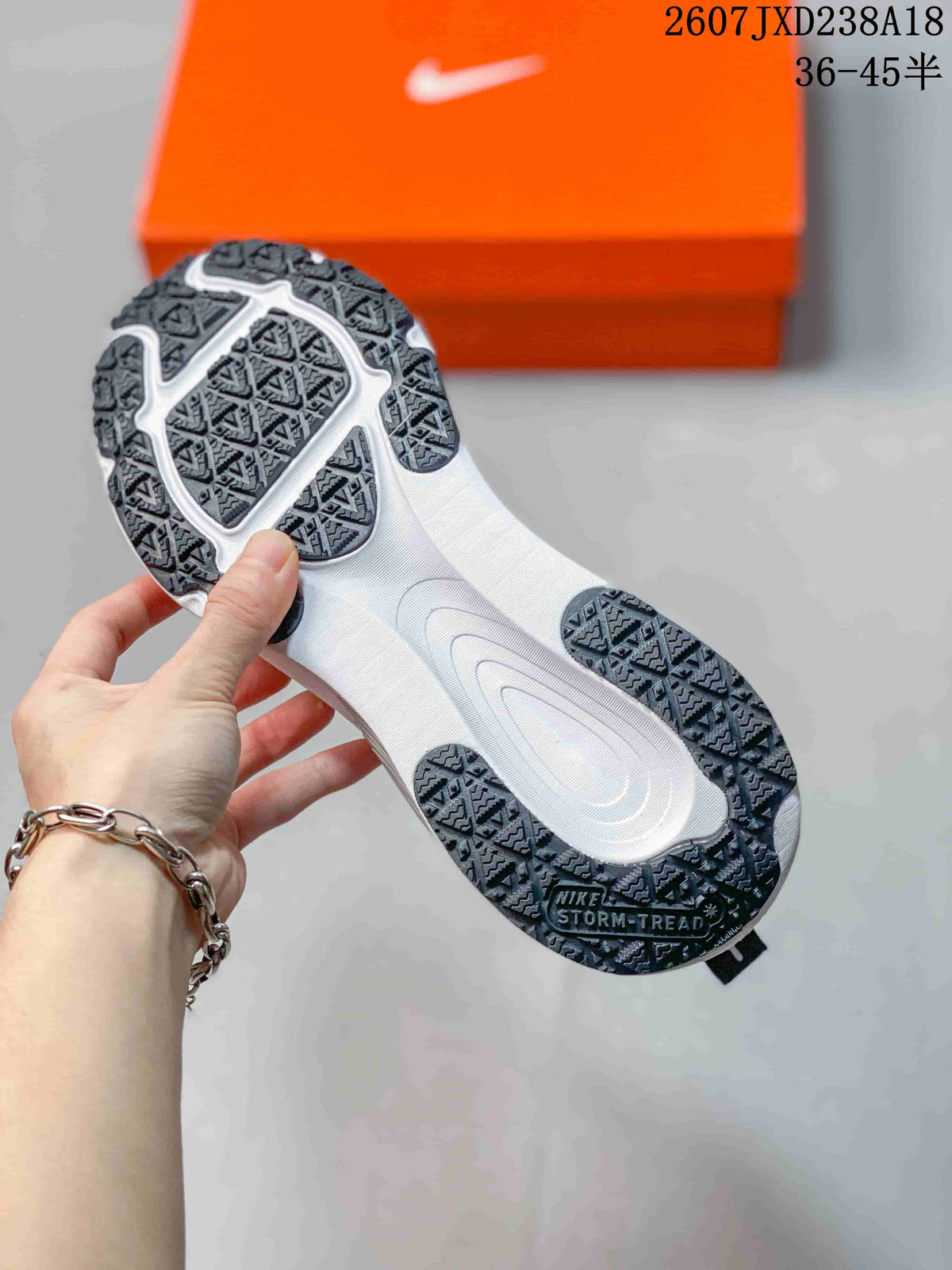 Nike Vomero 18 GTX Running Shoes in Dark Gray White - product image from the listing.