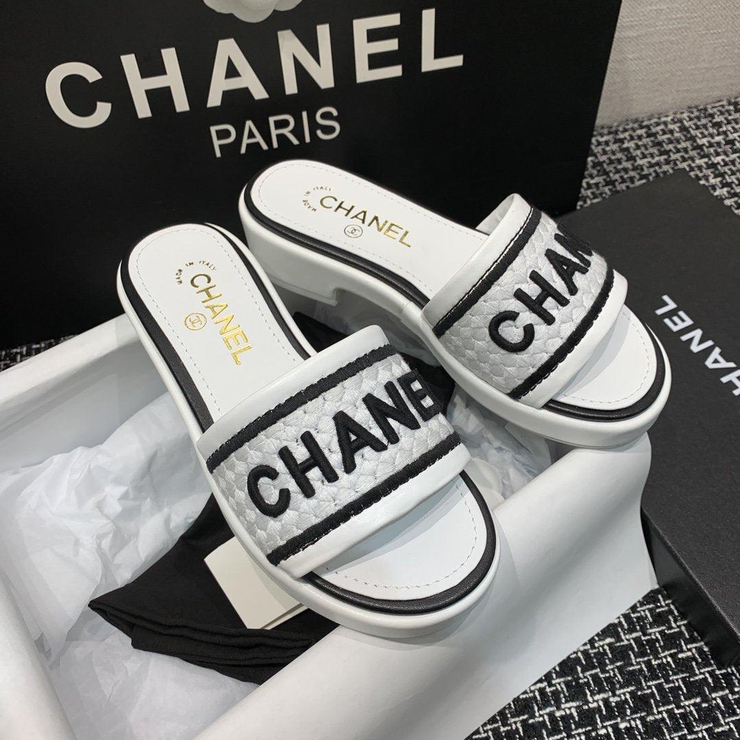 Sandals by Chanel - product photo shown in the listing for this item.