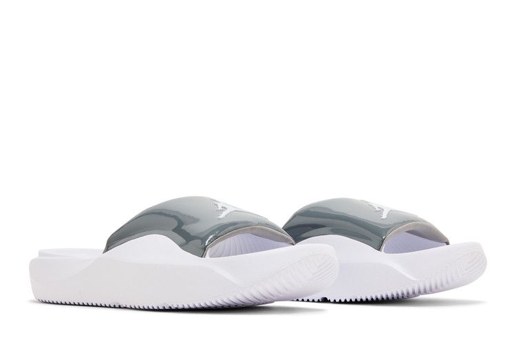 Jordan Franchise Slide Cool Grey Medium in Grey White - product image from the listing.