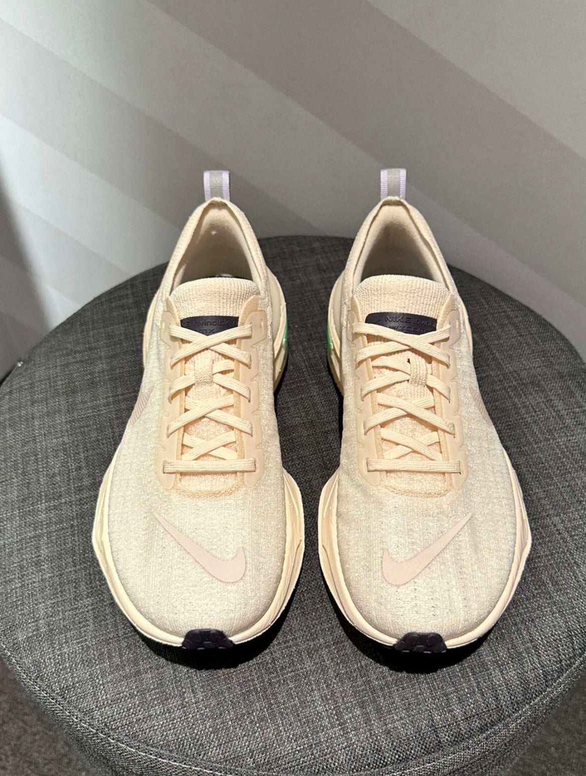 Nike ZoomX Invincible Run 3 Running Shoes, in Sand - product image from the listing.