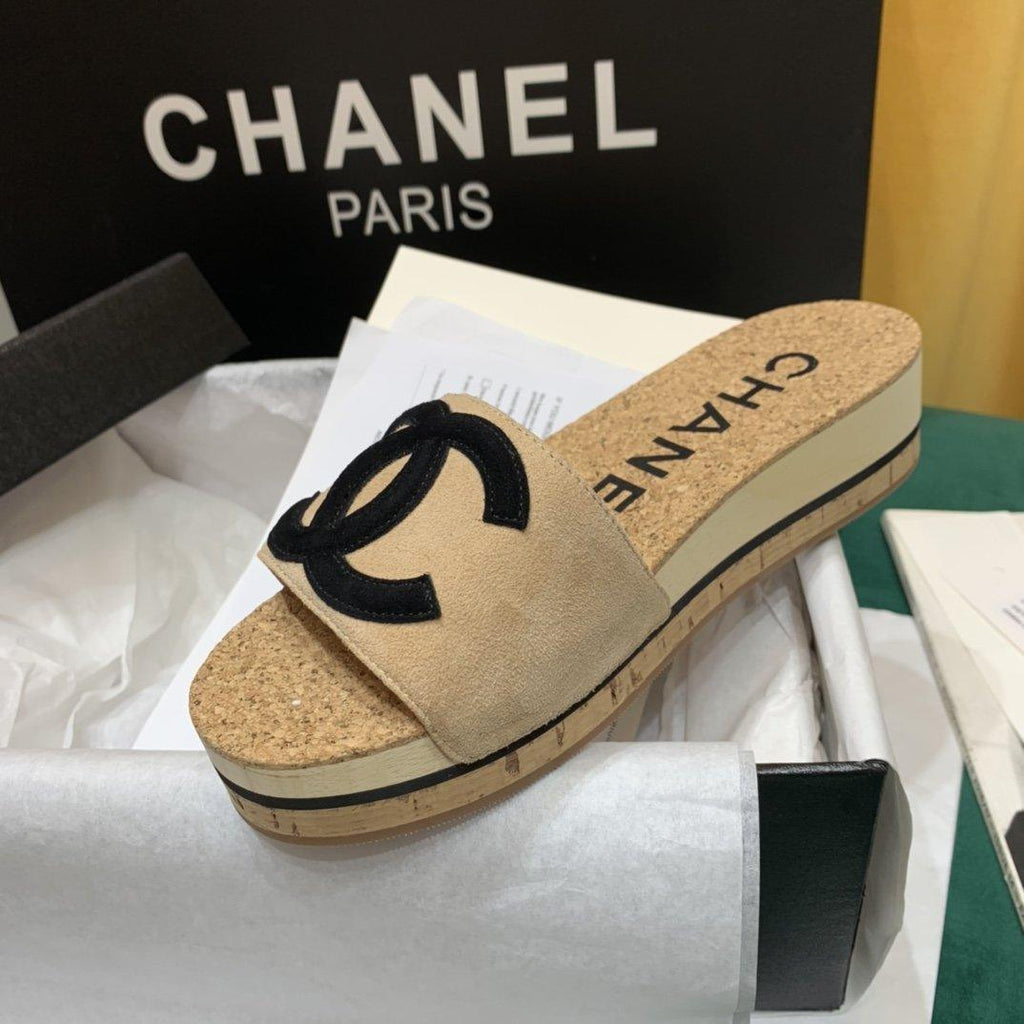 Sandals by Chanel - product photo shown in the listing for this item.