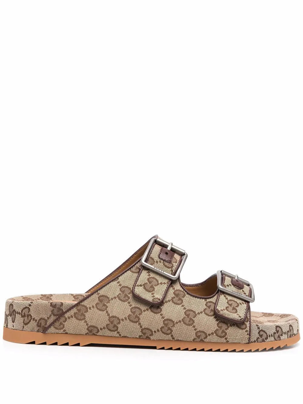 GG Supreme-print mule sandals by Gucci - product image from the listing.
