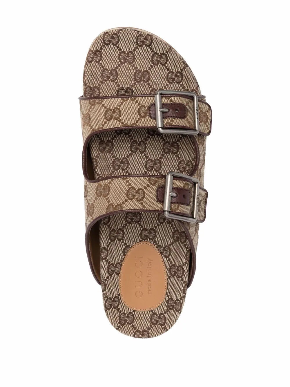 GG Supreme-print mule sandals by Gucci - product image from the listing.