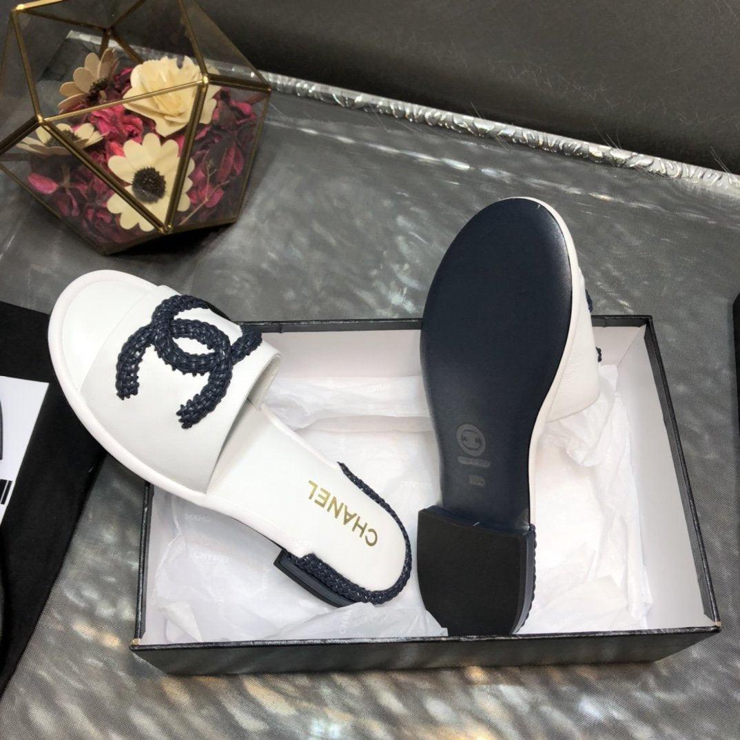 Sandals by Chanel - product photo shown in the listing for this item.