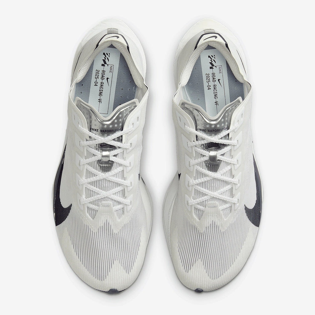 Nike Vaporfly Next 4% Road Racing Shoes in White Grey HF6414-100 - product image from the listing.