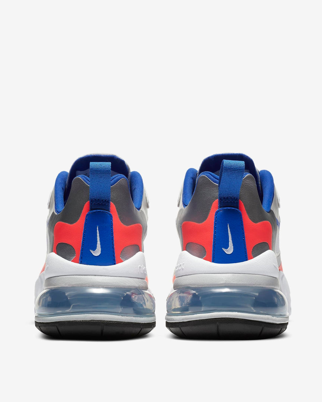 Nike Air Max 270 React Sneakers in White Red Blue CW3094-100 - product image from the listing.