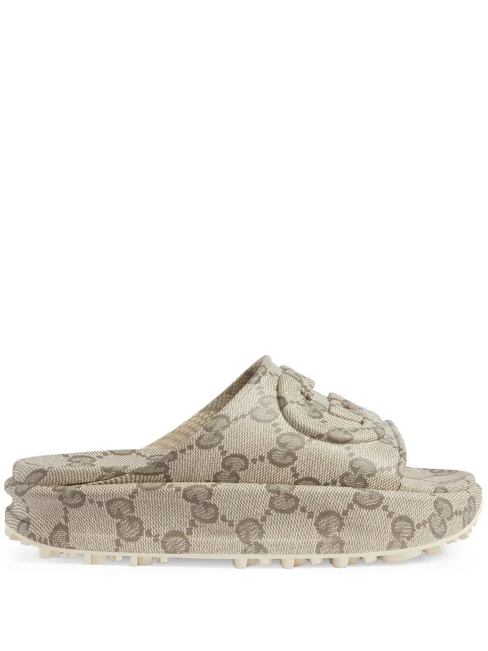 Interlocking G slide sandals by Gucci - product image from the listing.