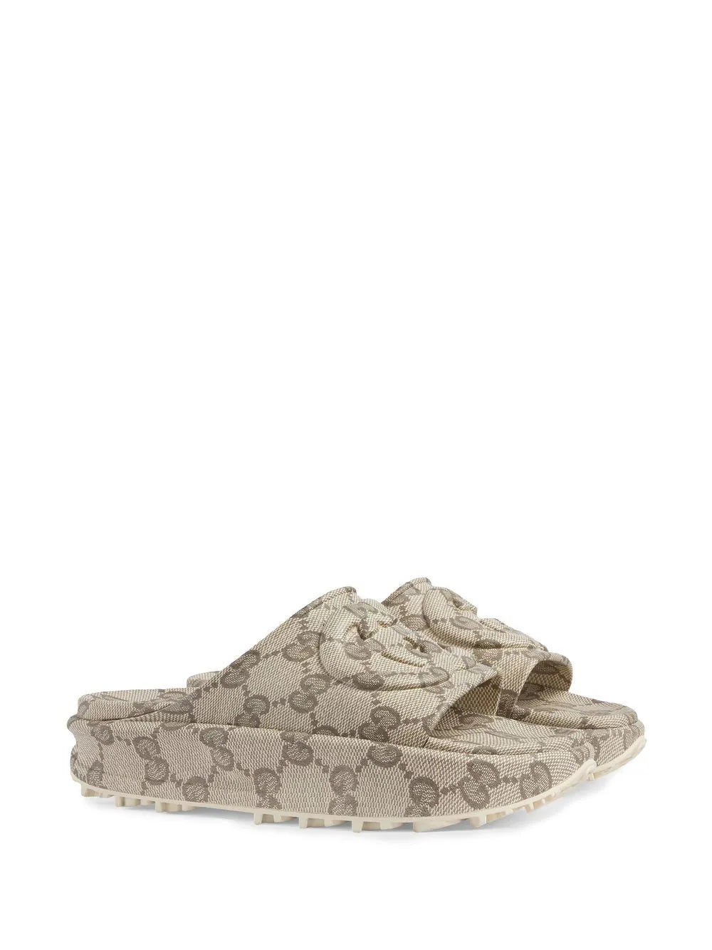 Interlocking G slide sandals by Gucci - product image from the listing.
