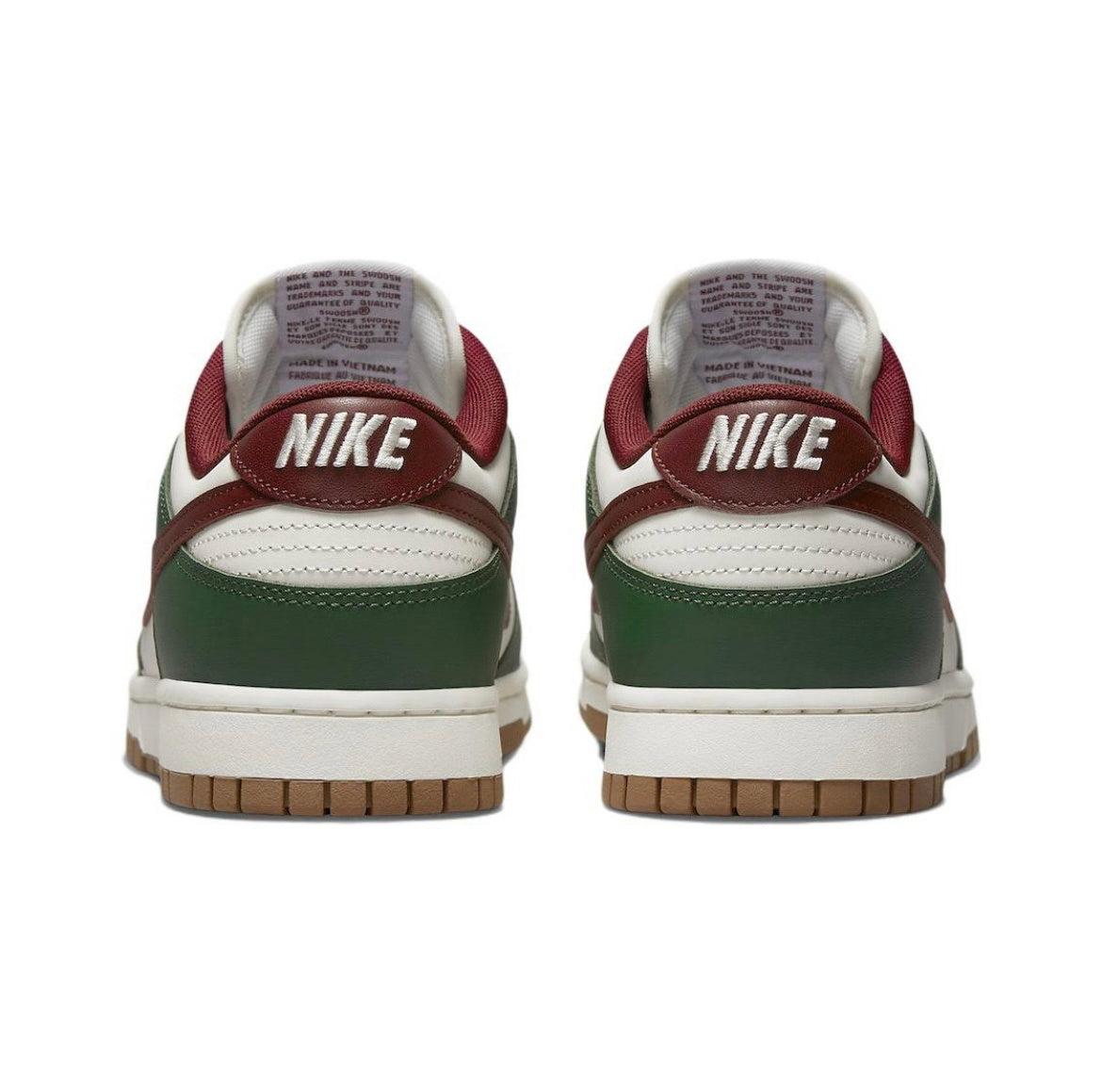 Nike Dunk Low Gorge Sneakers in Green FB7160-161 - product image from the listing.