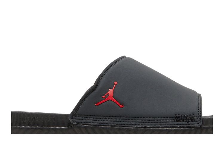 Jordan Play Slide Anthracite in University Red - product image from the listing.