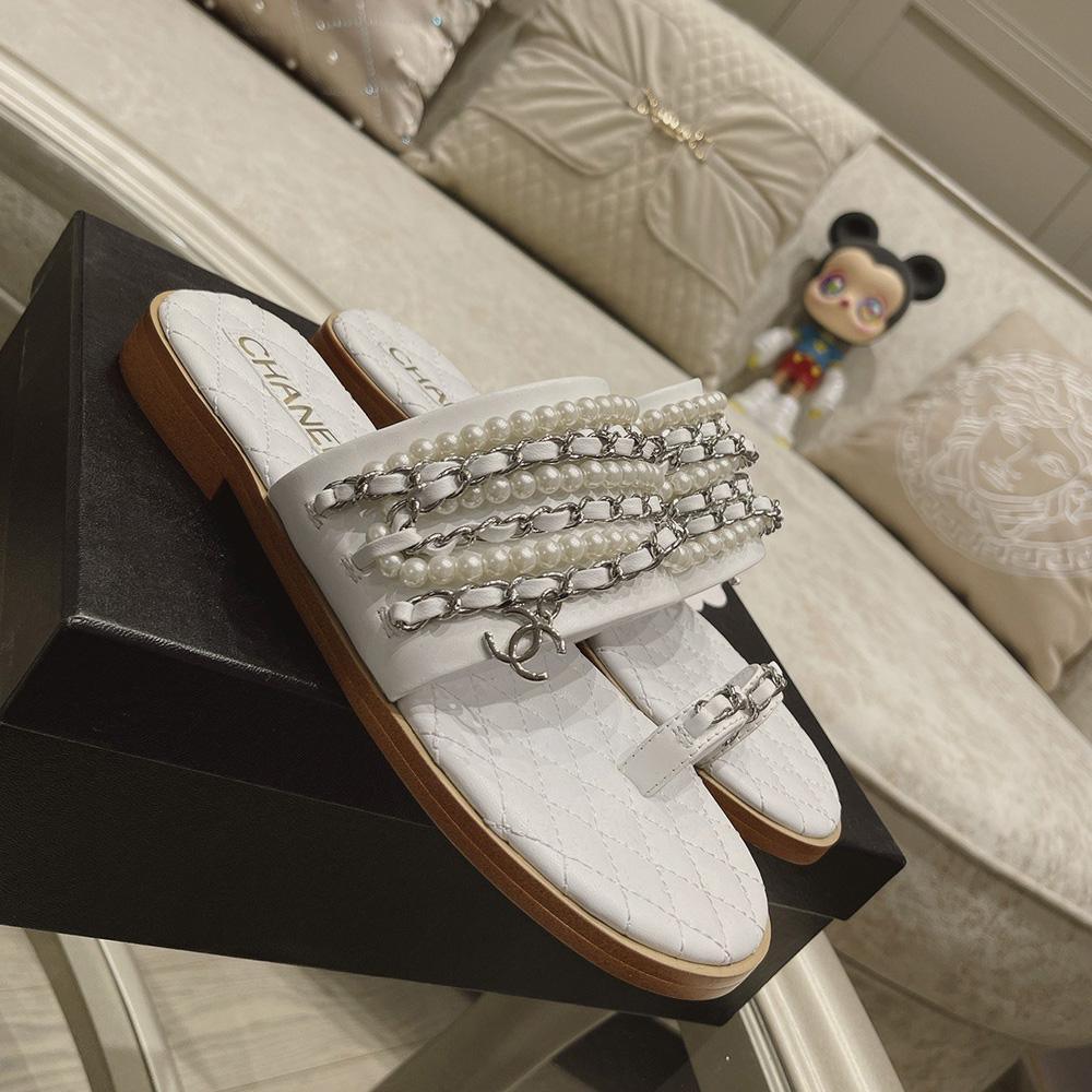 Sandals by Chanel - product photo shown in the listing for this item.