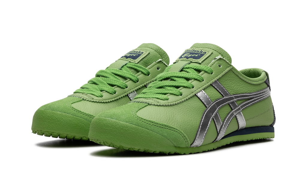 Onitsuka Tiger Mexico 66 Garden in Green Pure Silver 127116 - product image from the listing.