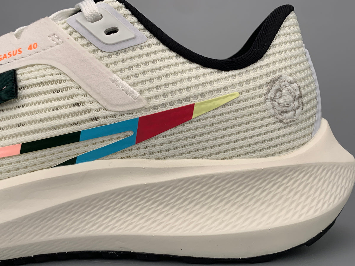 Nike Air Zoom Pegasus 40 Rainbow Shoes for Running FN8919-191 - product image from the listing.