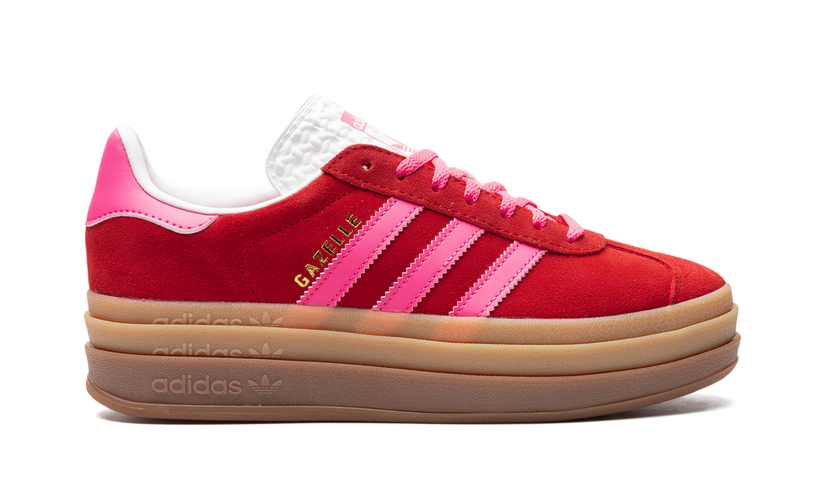 Women's Gazelle Bold "Collegiate Red Lucid Pink" IH7496 - product image from the listing.