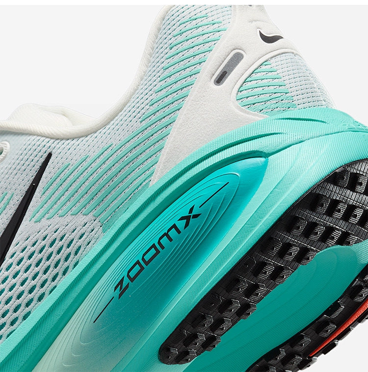 Nike Vomero 18 Running Shoes in White Aqua HM6803-103 - product image from the listing.