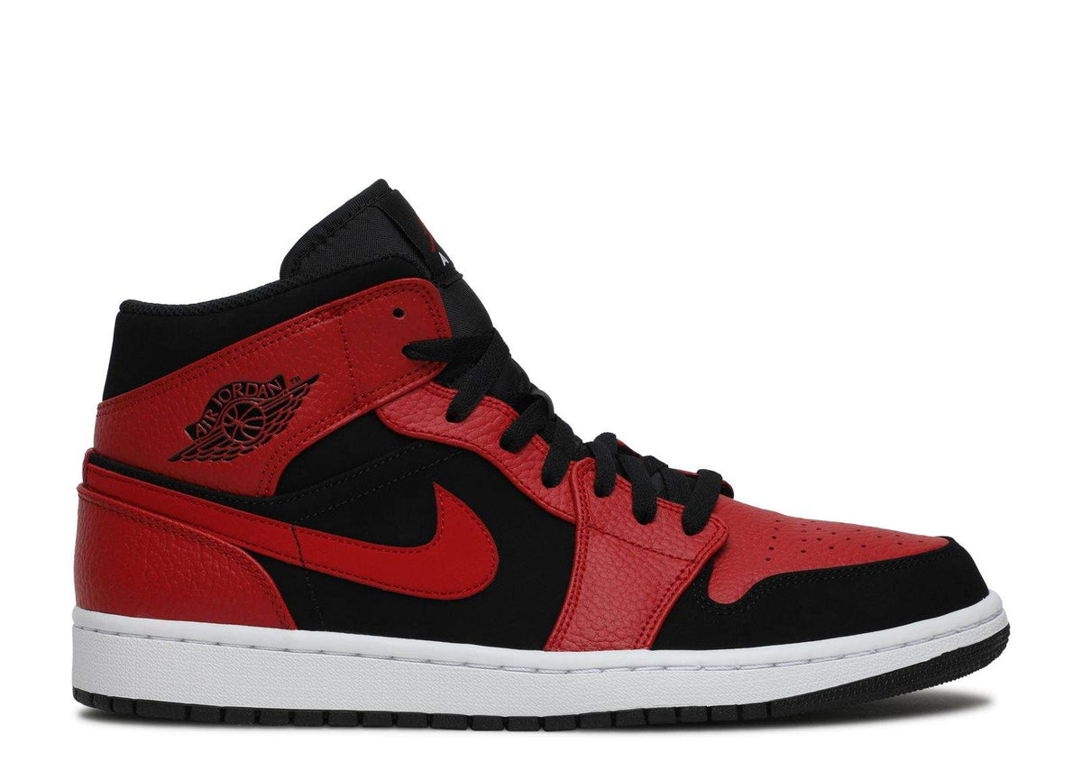Air Jordan 1 Mid 'Bred' Sneaker - product image from the listing.