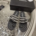 Sandals by Chanel - product photo shown in the listing for this item.