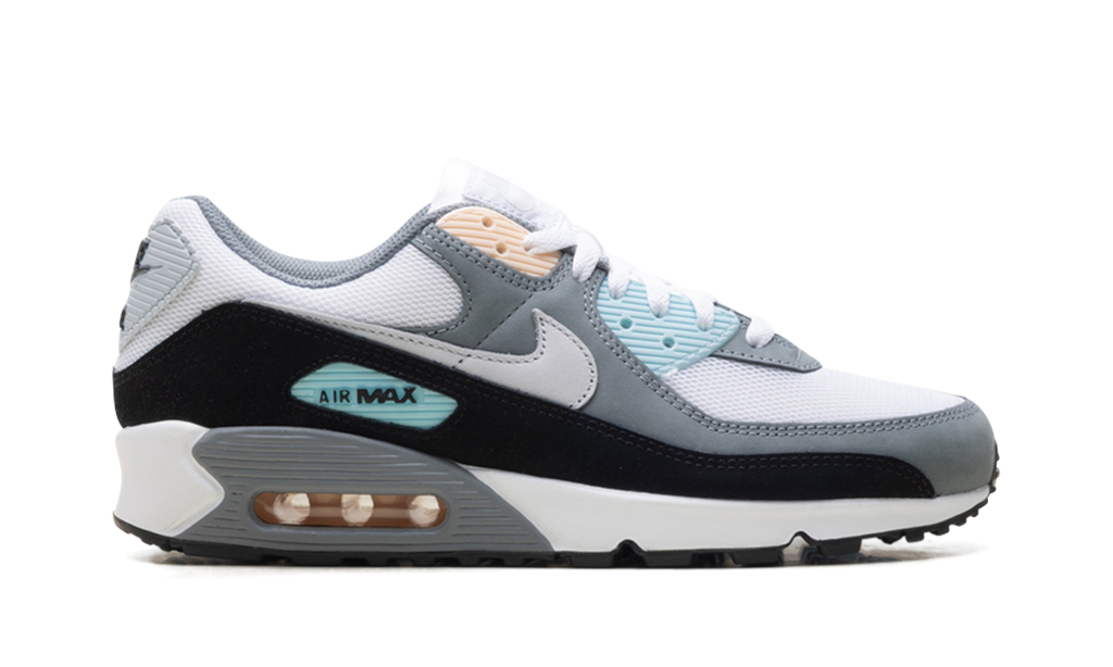 "Cool Grey Pure Platinum Black" Air Max 90 IB7674 001 - product image from the listing.