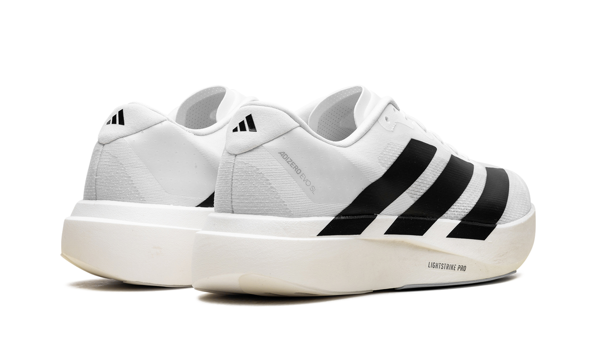 "White Black" Adizero Evo SL JH6206 - product image from the listing.