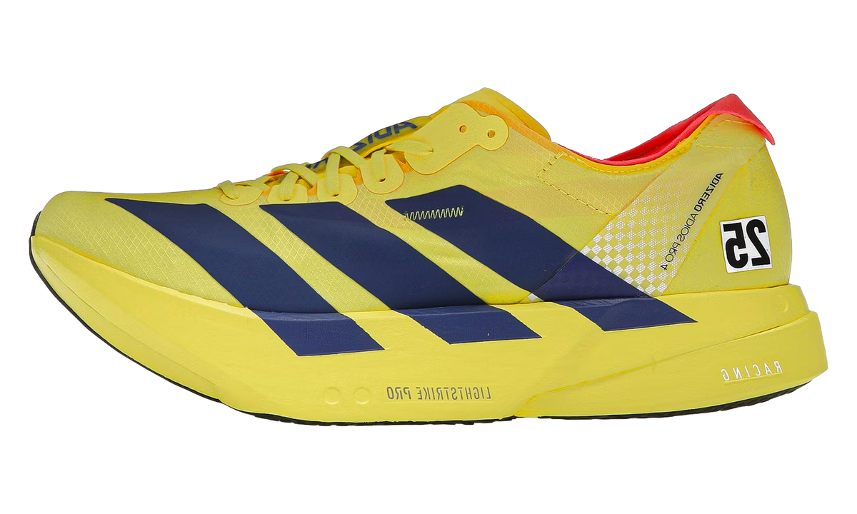 "Yellow Navy" Adizero Adios Pro 4 JR6373 - product image from the listing.