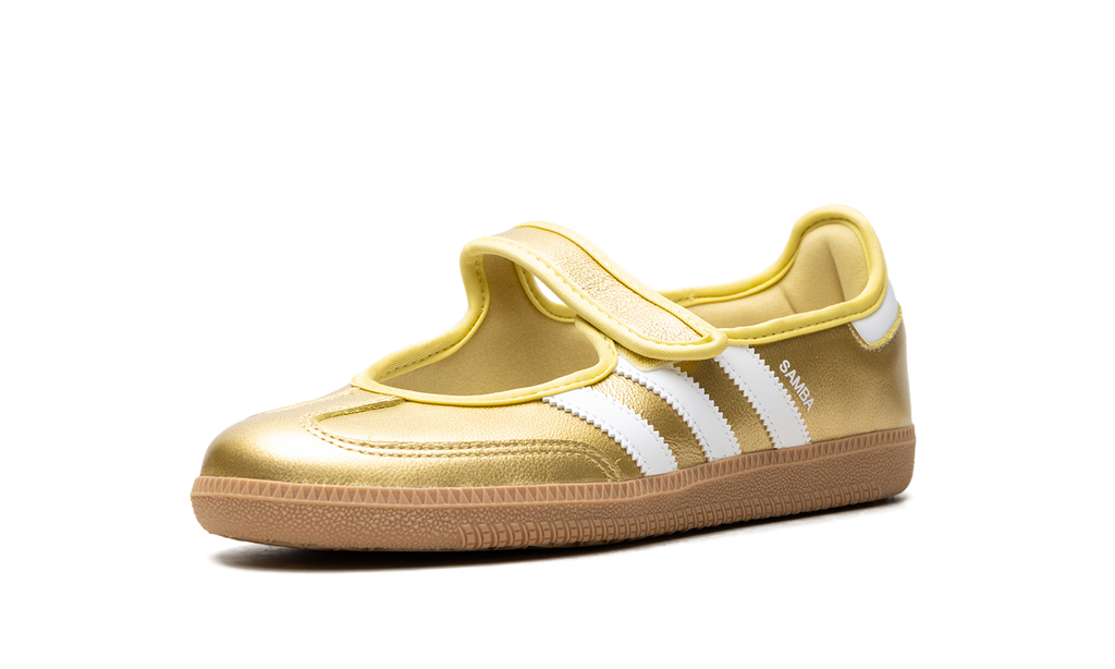 Women's Samba Jane "Gold Metallic White" IH6599 - product image from the listing.