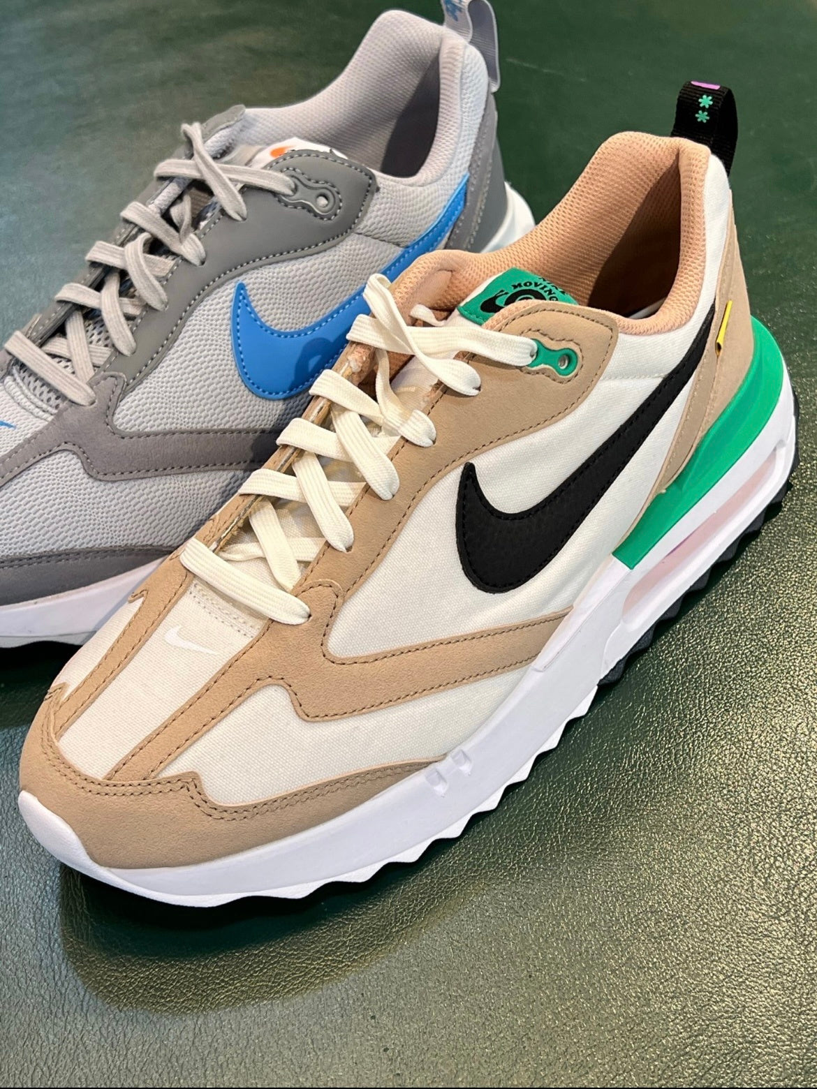 Nike Air Max Dawn DV2113-100 Sneakers, in White and Tan - product image from the listing.