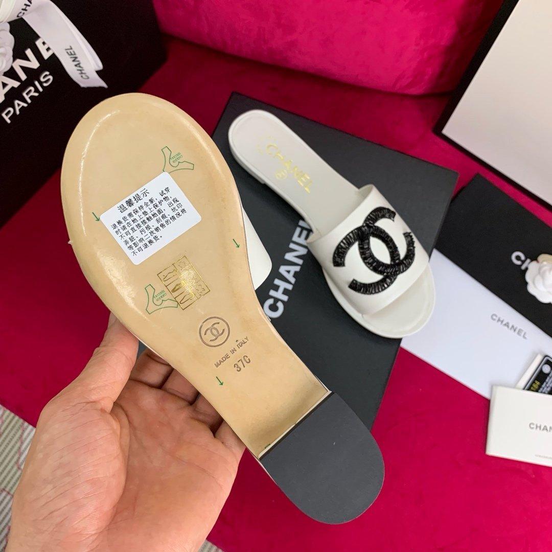 Sandals by Chanel - product photo shown in the listing for this item.