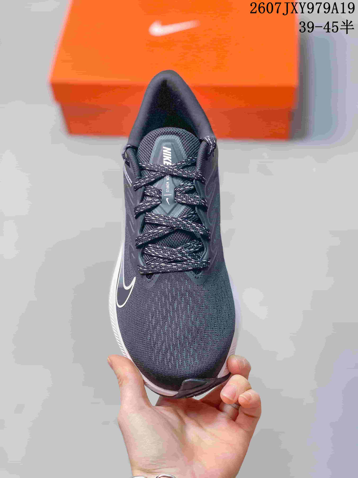 Men's Nike Zoom Winflo 7 Running Shoes Dark Gray 07JXY979A19 - product image from the listing.