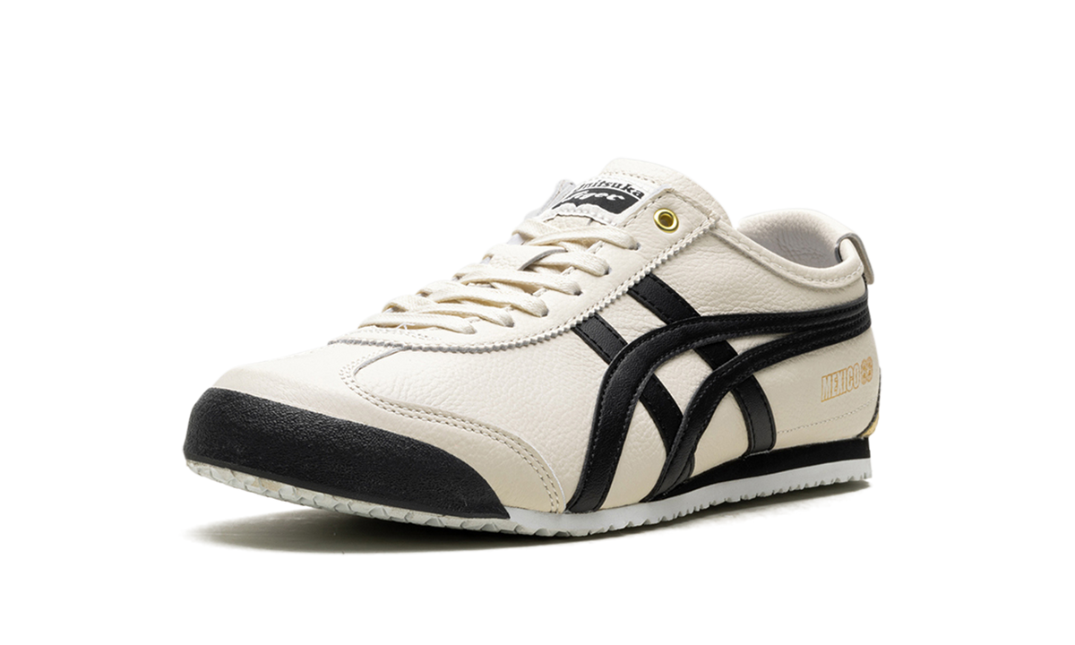 Onitsuka Tiger Mexico 66 in Cream Black Gold 128032 - product image from the listing.