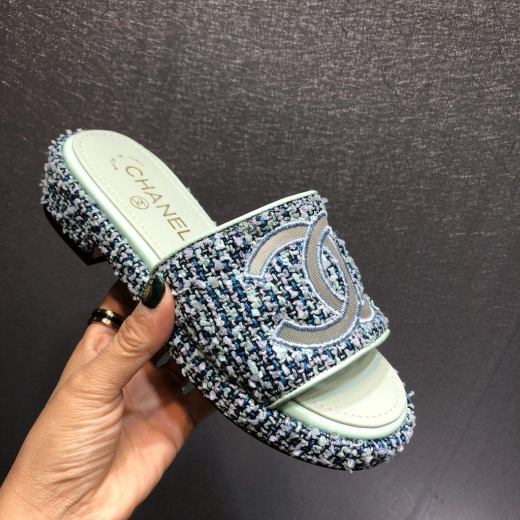 Sandals by Chanel - product photo shown in the listing for this item.