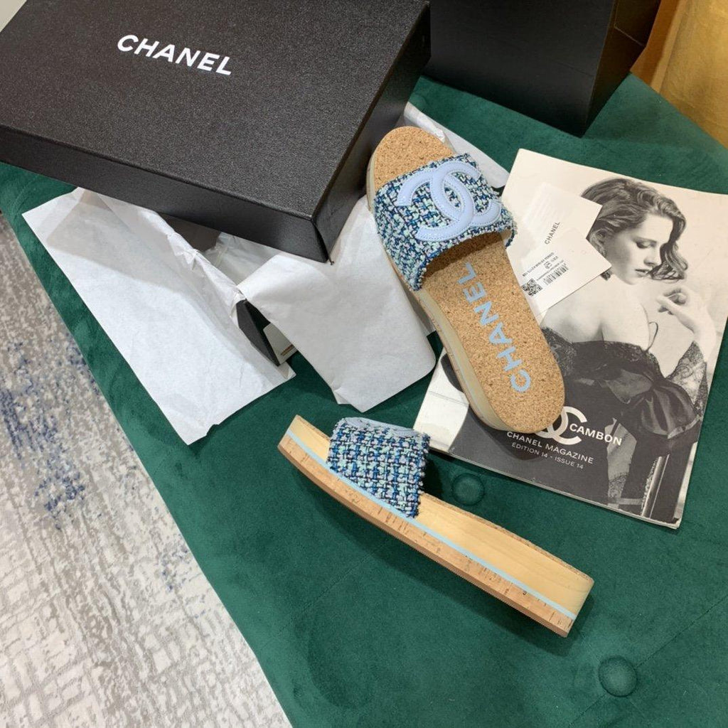 Sandals by Chanel - product photo shown in the listing for this item.