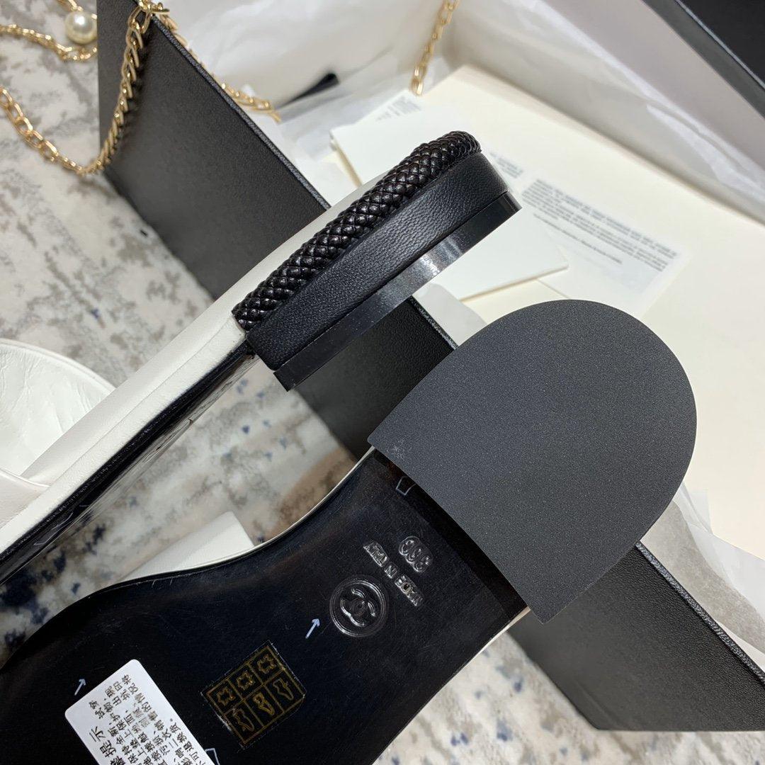 Sandals by Chanel - product photo shown in the listing for this item.