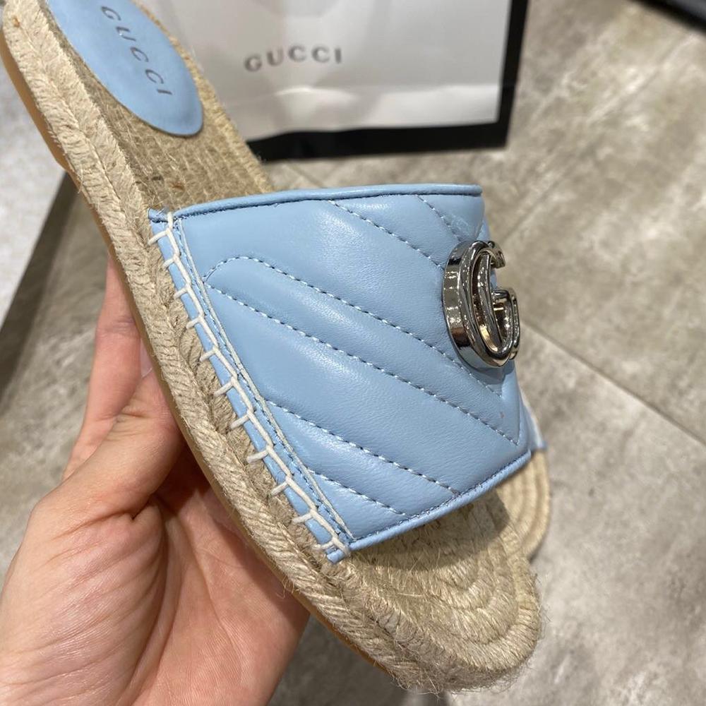 Sandals by Gucci - product photo shown in the listing for this item.