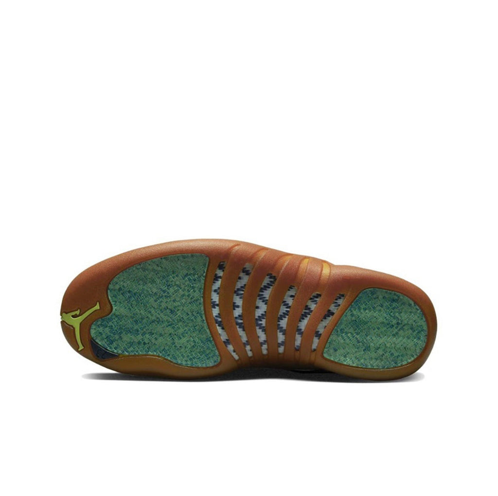 Jordan 12 Retro Eastside Golf Sneakers in Cream Brown DV1758-108 - product image from the listing.