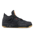 Levi's x Air Jordan 4 Retro 'Black Denim' Sneaker - product image from the listing.