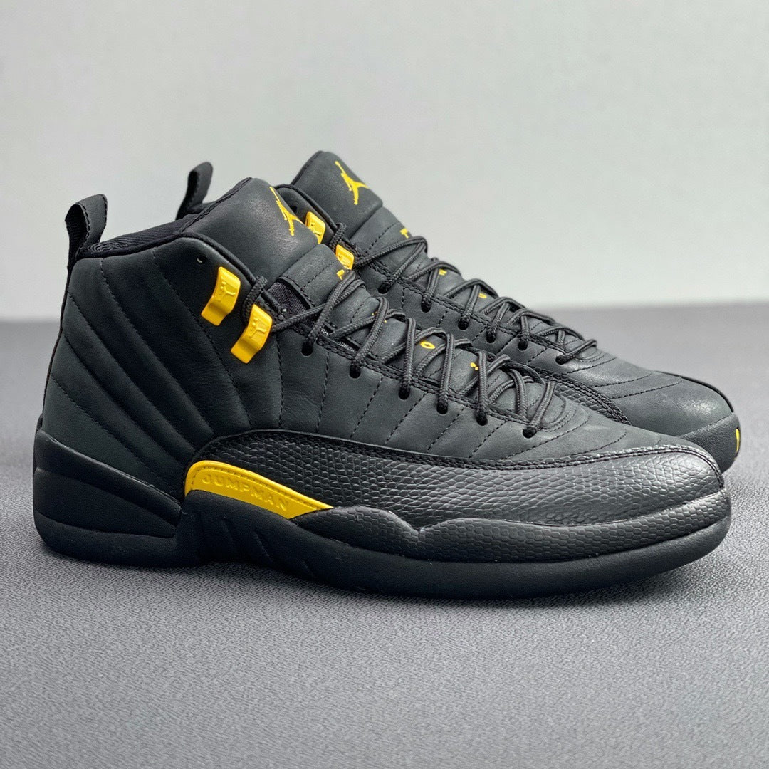 Black Taxi Sneakers - Air Jordan 12 Retro CT8013-071 - product image from the listing.