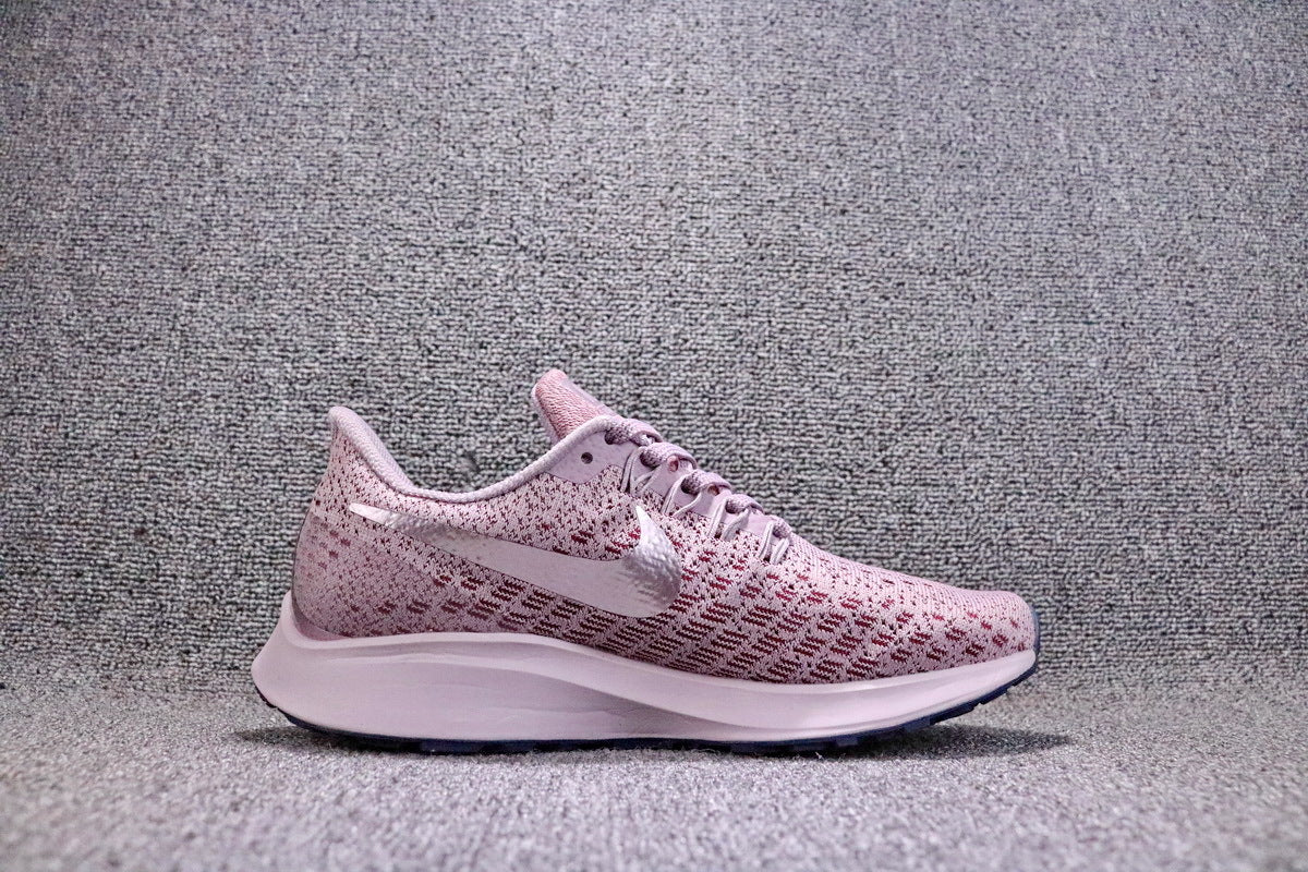 Women's Nike Air Zoom Pegasus 35 Running Shoes Rose 942855-601 - product image from the listing.