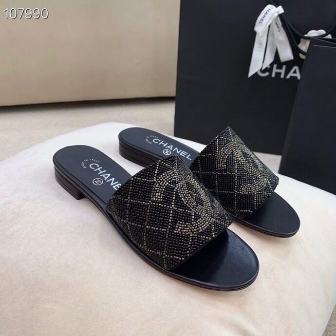 Sandals by Chanel - product photo shown in the listing for this item.