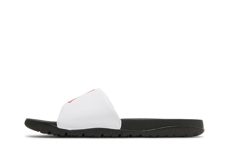 Jordan Break Slide in Black University Red White - product image from the listing.