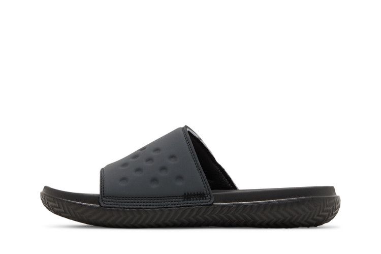 Jordan Play Slide Anthracite in University Red - product image from the listing.
