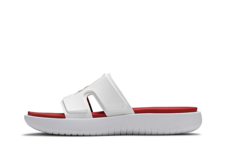 White Black Fire - Jordan Hydro 8 Retro Slide - product image from the listing.