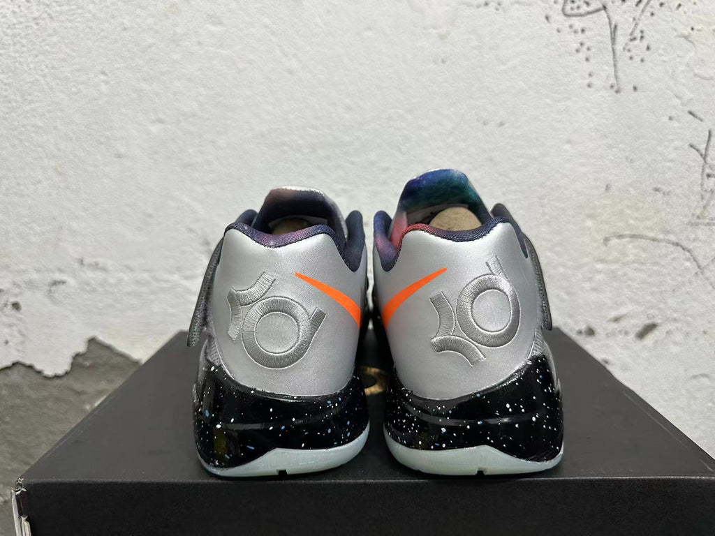 Nike KD 6 All-Star Basketball Shoes in Silver Orange - product image from the listing.