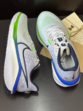 Nike Air Zoom Vomero 17 Running Shoes in White Green FB1309-100 - product image from the listing.