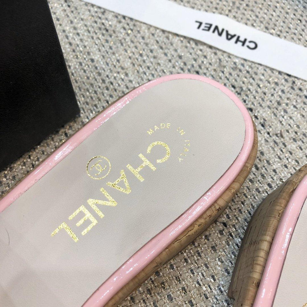 Sandals by Chanel - product photo shown in the listing for this item.