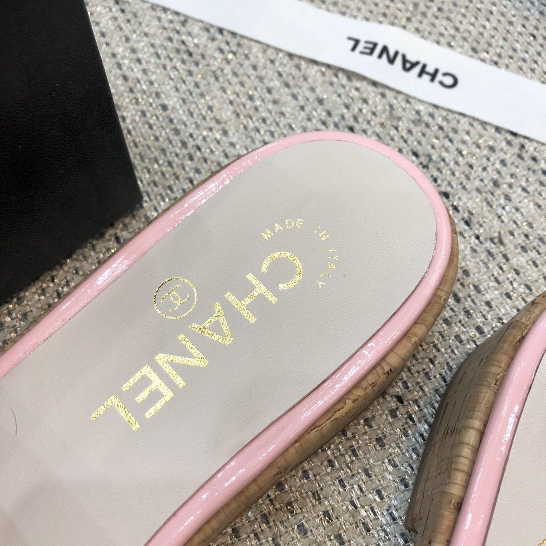 Sandals by Chanel - product photo shown in the listing for this item.