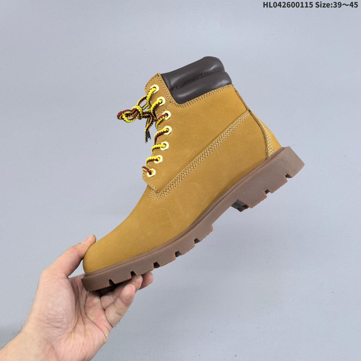 Timberland 6-Inch Style Lace-Up Boots, Wheat and in Brown - product image from the listing.