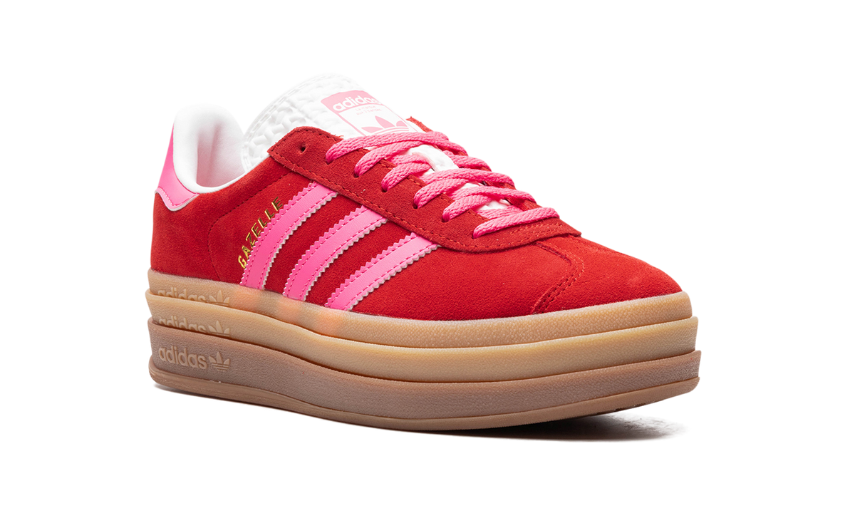 Women's Gazelle Bold "Collegiate Red Lucid Pink" IH7496 - product image from the listing.