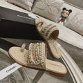 Sandals by Chanel - product photo shown in the listing for this item.