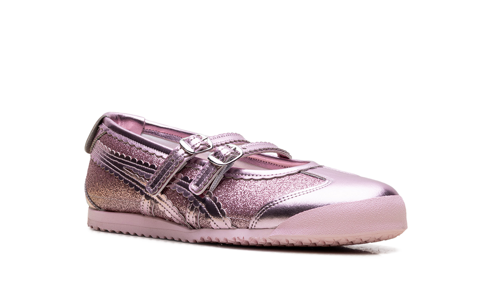 Onitsuka Tiger Mexico 66 Tgrs Wmns Glitter Pack in Pink Cameo 198674 - product image from the listing.