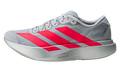 Women's Adizero Evo SL "Silver Metallic Lucid Red" KI3383 - product image from the listing.